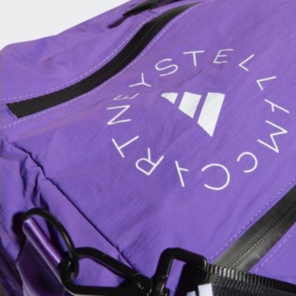 🇺🇲 ADÍDAS by Stella McCartney Studio Bag in Active Purple/Black Duffle Bag - Picture 4 of 12